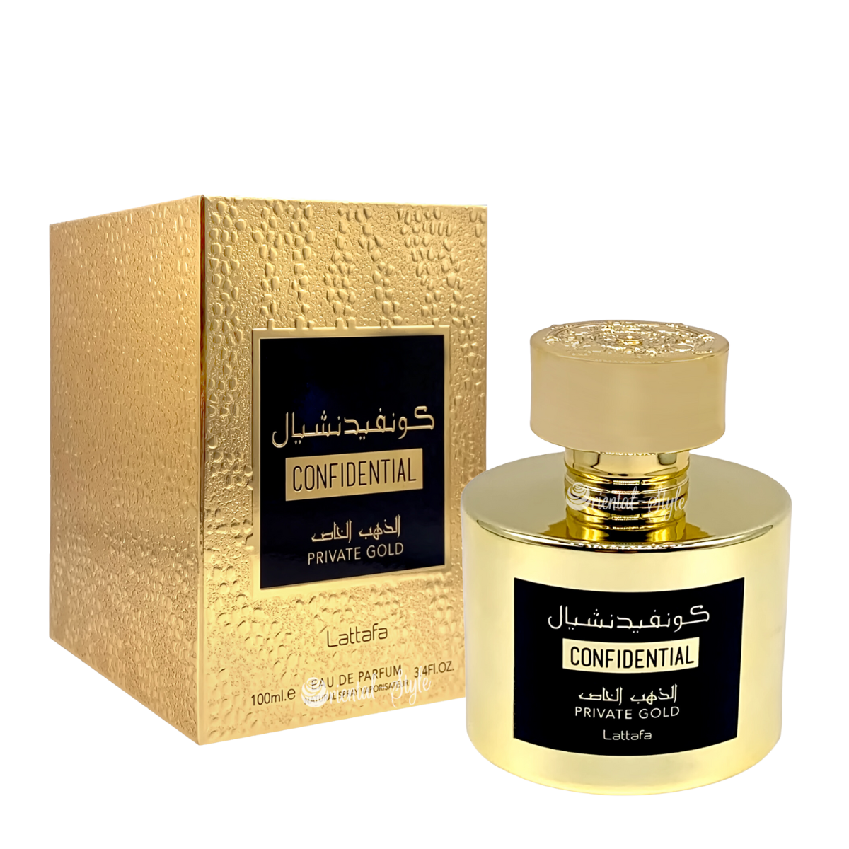 Confidential Private Gold 1 Confidential Private Gold Lattafa - AK Parfumerie | parfum dakar